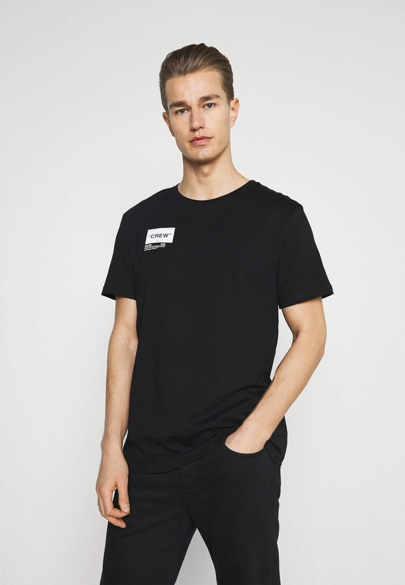 Pier One Uomo T-shirt Con Stampa - Black 3 Pier One Uomo T-shirt Con Stampa - Black