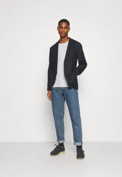 Pier One Uomo 5 PACK - T-shirt Basic - Black/white/light Grey