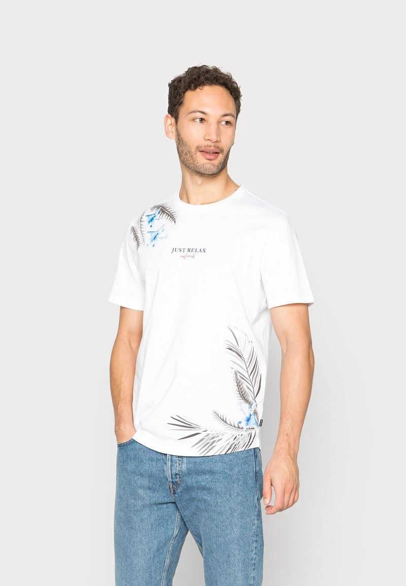 Pier One Uomo T-shirt Con Stampa - White 3 Pier One Uomo T-shirt Con Stampa - White