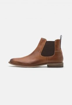 Pier One Uomo LEATHER - Stivaletti - Camel